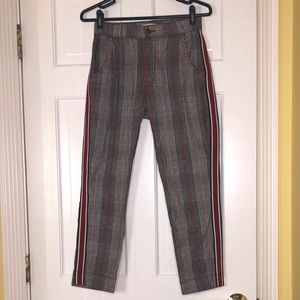 Hollister Co. Plaid Straight-Leg Taper Pants